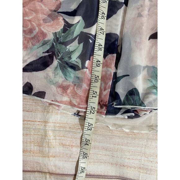 NWT En Focus Women's Soft Light Floral Maxi Dress - 10 - Picture 8 of 14